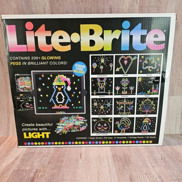 Lite Brite Kids Peg Game 255 Pieces New In Box - Picture 2 of 4